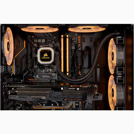 CORSAIR VENGEANCE RGB PRO 16GB (2x8GB) DDR4 3200 C16 Memory Kit; 16-20-20-38; 1.35V - Black TUF e...