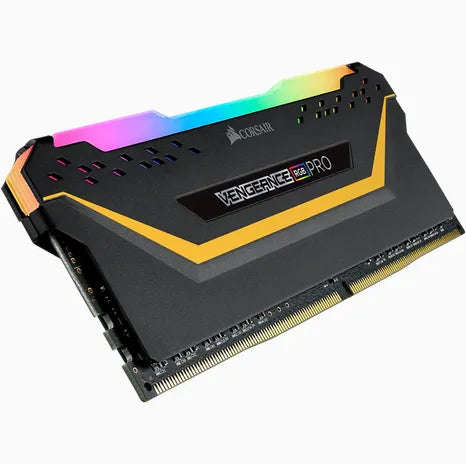CORSAIR VENGEANCE RGB PRO 16GB (2x8GB) DDR4 3200 C16 Memory Kit; 16-20-20-38; 1.35V - Black TUF e...