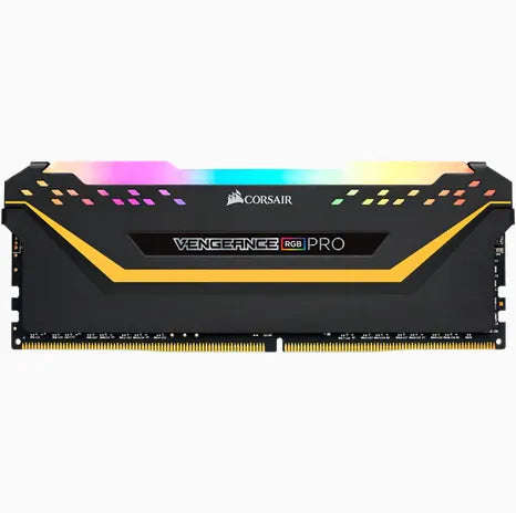 CORSAIR VENGEANCE RGB PRO 16GB (2x8GB) DDR4 3200 C16 Memory Kit; 16-20-20-38; 1.35V - Black TUF e...