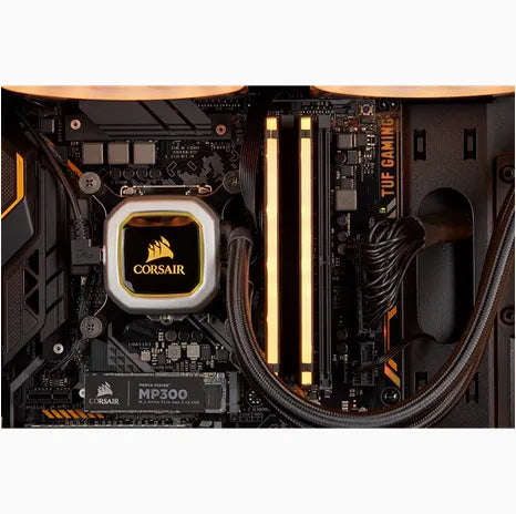 CORSAIR VENGEANCE RGB PRO 16GB (2x8GB) DDR4 3200 C16 Memory Kit; 16-20-20-38; 1.35V - Black TUF e...