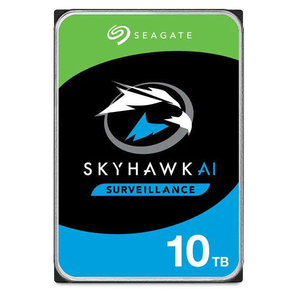 Seagate Skyhawk AI ST10000VE001.  10TB 3.5'' HDD Surveillance Drives; SATA 6GB/s Interface; 256MB...