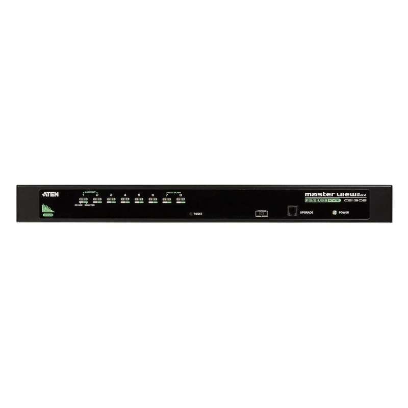 ATEN 8-Port PS/2-USB  VGA KVM Switch /Cascade/W/(US/EU/OUT) ADP. ATEN