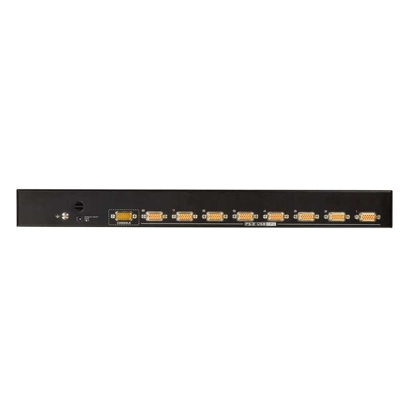 ATEN 8-Port PS/2-USB  VGA KVM Switch /Cascade/W/(US/EU/OUT) ADP. ATEN