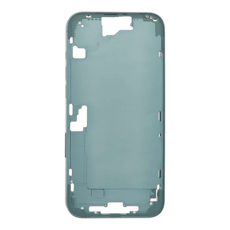 Middle Frame with Side Key+Side Rails+Card Tray+Speaker Anti-Dust Mesh for iPhone 16 Plus Europea...