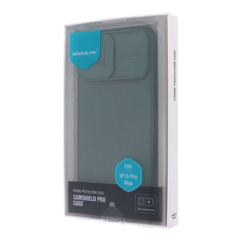 NILLKIN CamShield Pro Case for iPhone 16 Pro Max Dark Green
