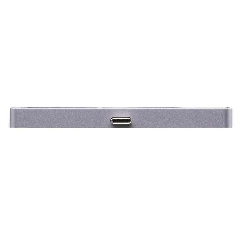 ATEN Dock; USB-C 5-in-1 Travel Dock with Power Pass-Through - 1 x audio port; 2 x USB Type-A port...