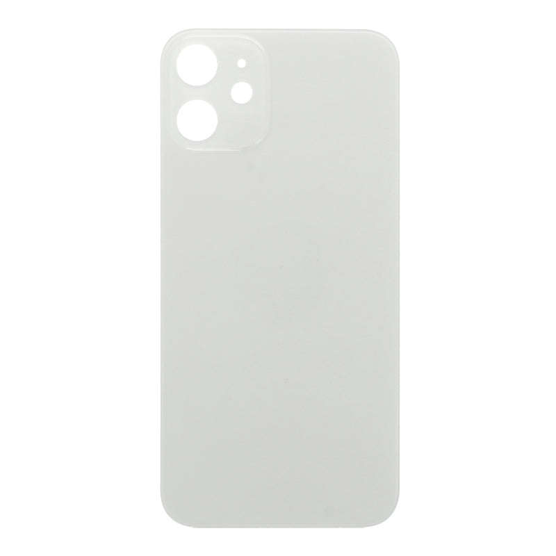 Battery Door with Adhesive for iPhone 12 Mini Small Hole White HQ