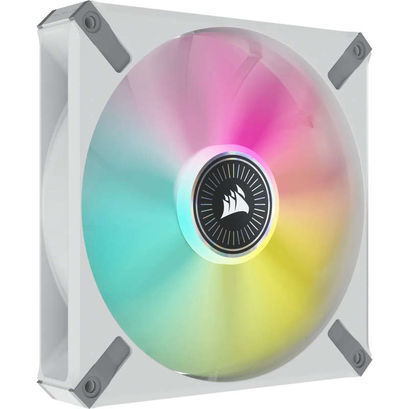 Corsair ML140 140mm PWM 400 - 2000 RPM Premium Magnetic Levitation Fan; Dual Pack With Lighting N...
