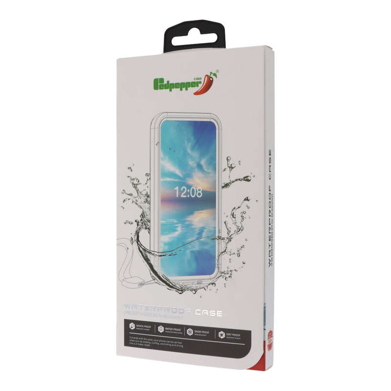 Redpepper IP68 Waterproof Shockproof Case for iPhone 16 Plus Black
