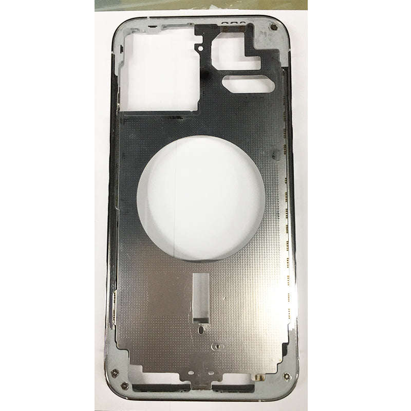 Middle Frame with Side Buttons + SIM Card Tray for iPhone 13 Pro Max 6.7" USA Version White OEM