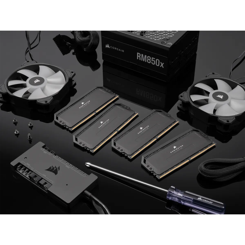 Corsair DOMINATOR RGB DDR5 32GB (2 x 16GB) DDR5 7200 CL34-44-44-96 1.45V Intel XMP - BLACK