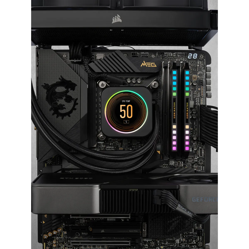 Corsair DOMINATOR RGB DDR5 32GB (2 x 16GB) DDR5 7200 CL34-44-44-96 1.45V Intel XMP - BLACK