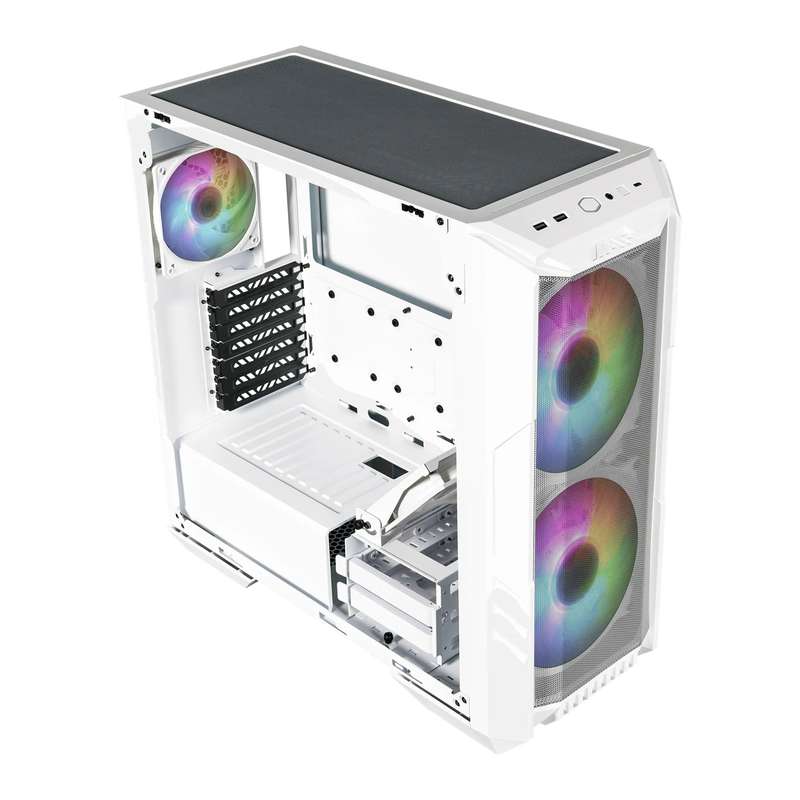 Cooler Master HAF 500 Mid Tower Case White.