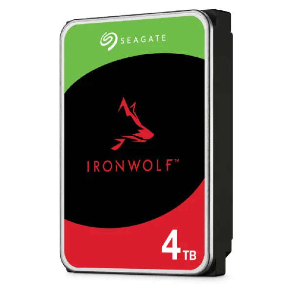 Seagate Ironwolf ST4000VN006 4TB 3.5'' HDD NAS Drives; SATA 6GB/s Interface; 1-8 Bays Supported; ...