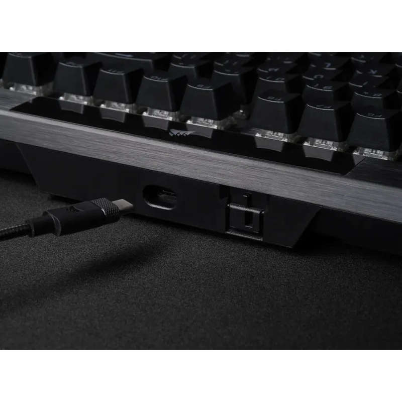 Corsair K70 RGB PRO Mechanical Gaming Keyboard - CHERRY MX SPEED Silver Keyswitches - Black