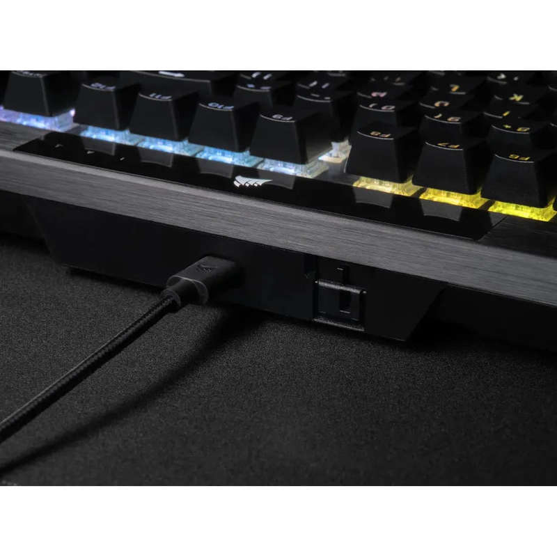 Corsair K70 RGB PRO Mechanical Gaming Keyboard - CHERRY MX SPEED Silver Keyswitches - Black