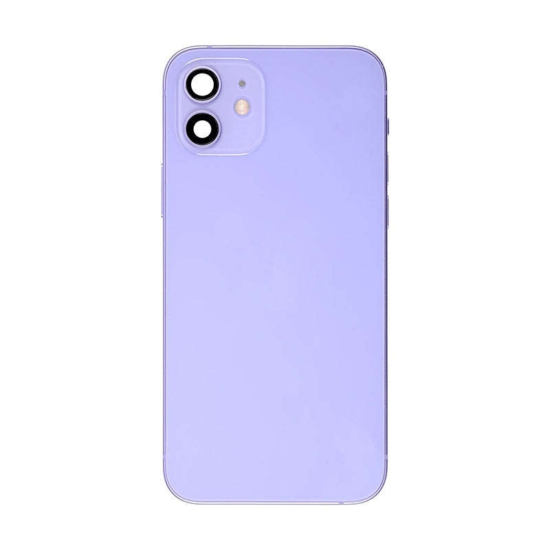 Middle Frame + Battery Door + Back Camera Lens and Bezel + Side Buttons + SIM Card Tray with Magn...