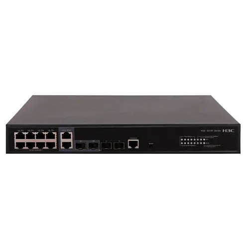 H3C S5130S-12TP-HPWR-EI L2 ETHERNET SWITCH WITH 8*10/100/1000BASE-T POE+ PORTS(AC 125W), 2*GE COM...