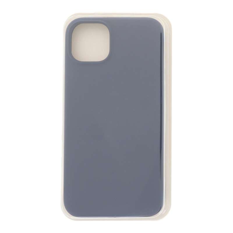 Full Pure Color Liquid Silicone Case Without Logo for iPhone 16 Pro Max Midnight Blue