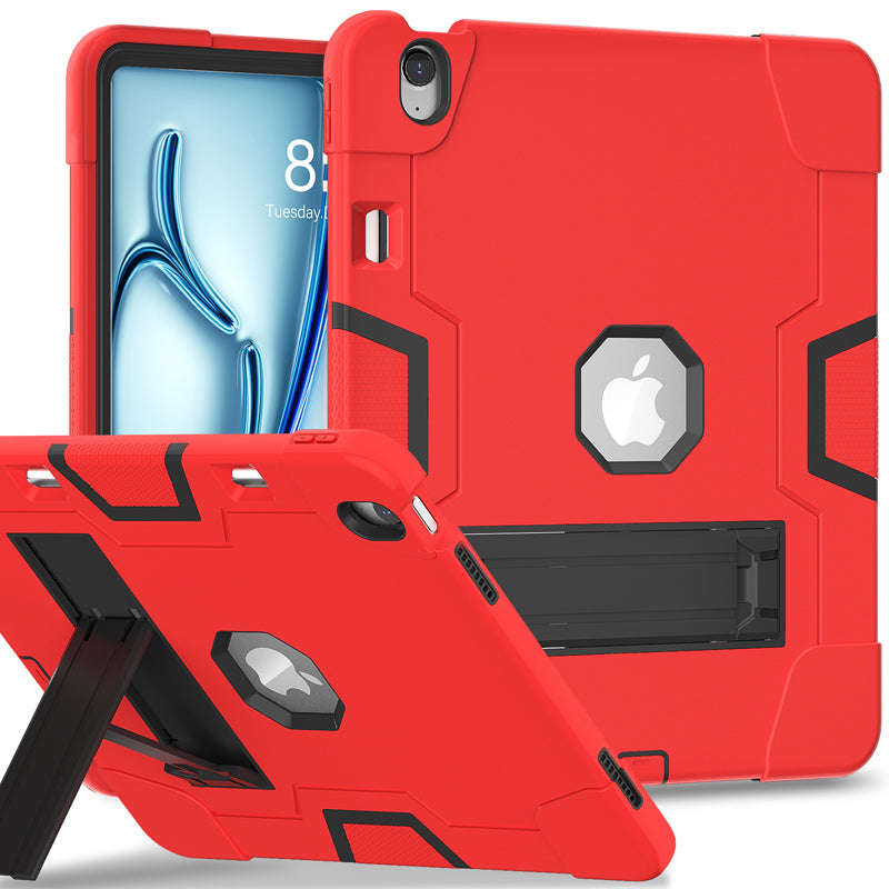 Dual Color Robot B Version Case for iPad Air 13 2024/Air 13 2025 Red+Black
