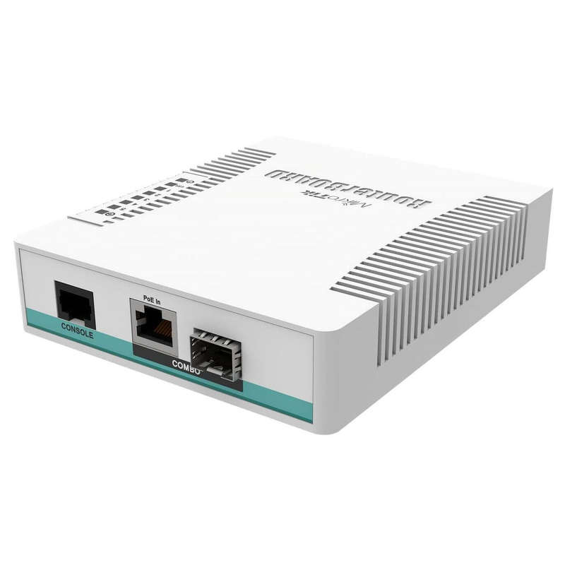 MikroTik Cloud Router Switch 5 Port SFP 1 PoE/SFP Port | CRS106-1C-5S