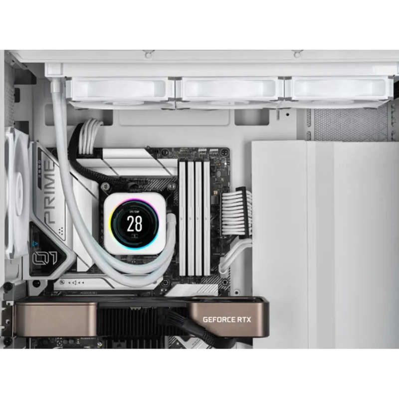 CORSAIR AF ELITE Series; AF140 ELITE WHITE; 140mm Fluid Dynamic Fan with AirGuide; Single Pack.