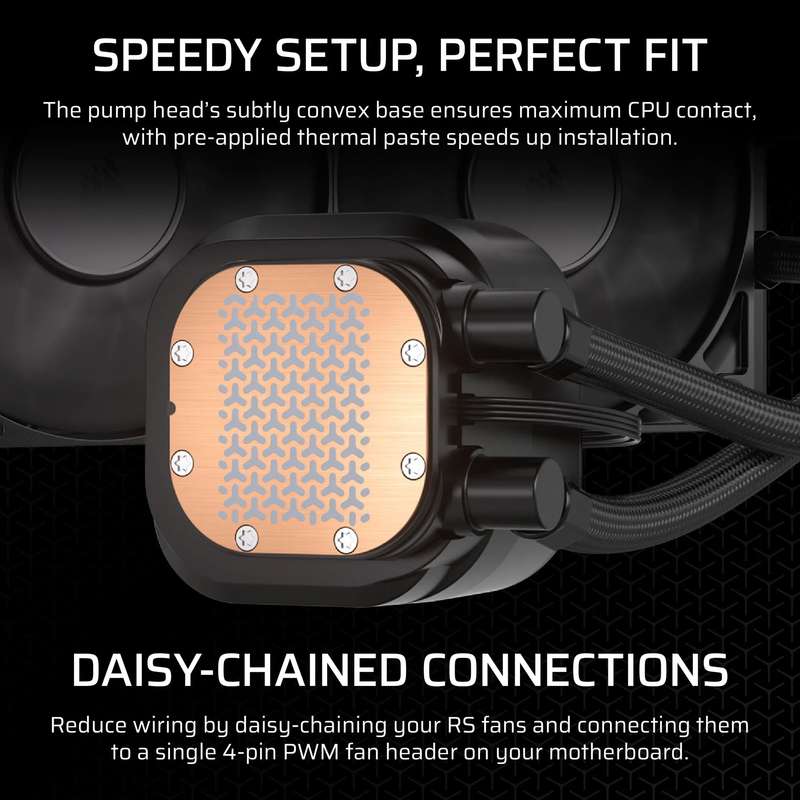 Corsair NAUTILUS 360; 360mm Radiator; Liquid CPU Cooler; Intel® LGA 1851/1700; AMD® AM5/AM4