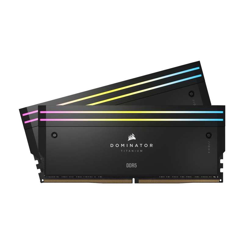Corsair DOMINATOR TITANIUM 32GB (2 x 16GB) DDR5 7200 CL34-44-44-96 1.45V Intel XMP - BLACK