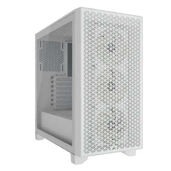 3000D RGB AIRFLOW White Mid-Tower PC Case; 2x 3.5'' |  2x 2.5'' Drive Bays; Up to 360mm Radiator ...