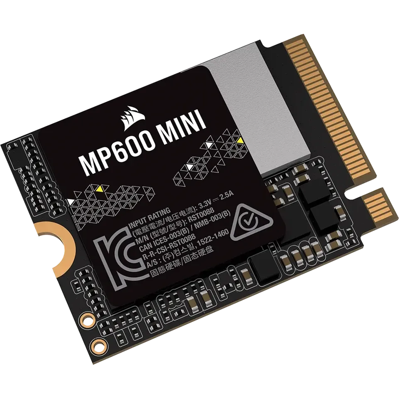 Corsair MP600 MINI 2TB M.2 NVMe PCIe Gen. 4 x4 SSD; Read Up To 5000MB/s; Write up to 3800MB/s