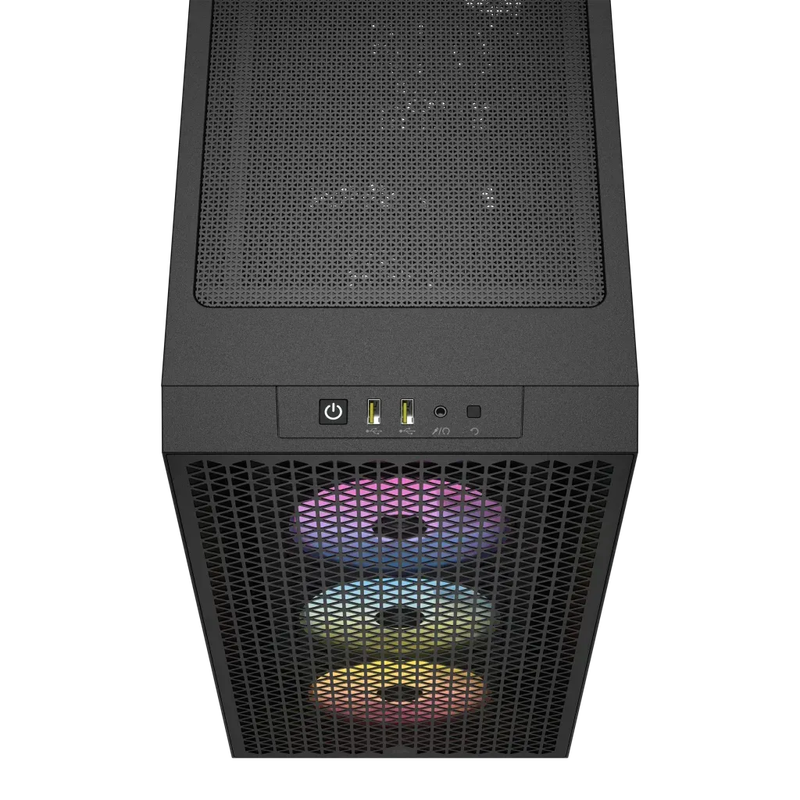 3000D RGB AIRFLOW Black Mid-Tower BPC Case; 2x 3.5'' |  2x 2.5'' Drive Bays; Up to 360mm Radiator...