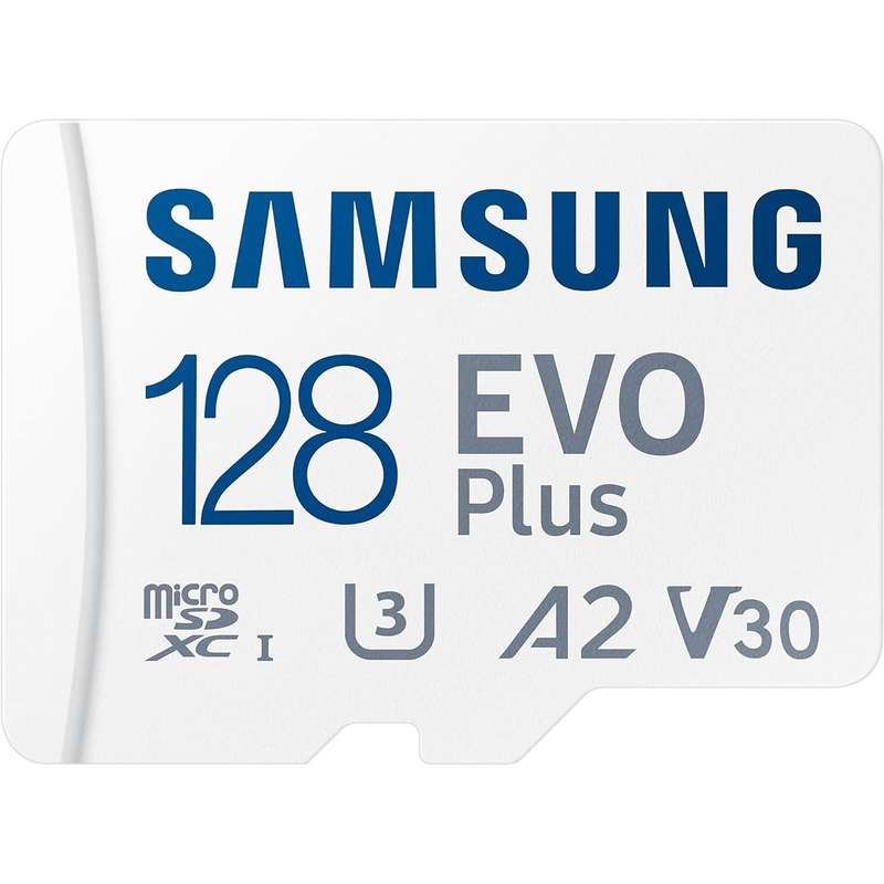 SAMSUNG EVO PLUS MICROSDXC MEMORY CARD, READ : UP TO 130MB/S WRITE : LOWER THAN READ SPEED* READ/...