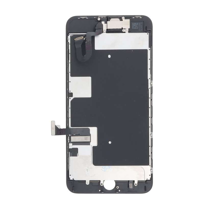 Screen Replacement With Small Parts without Fingerprint Sensor Flex Cable for iPhone 8 Plus Black...