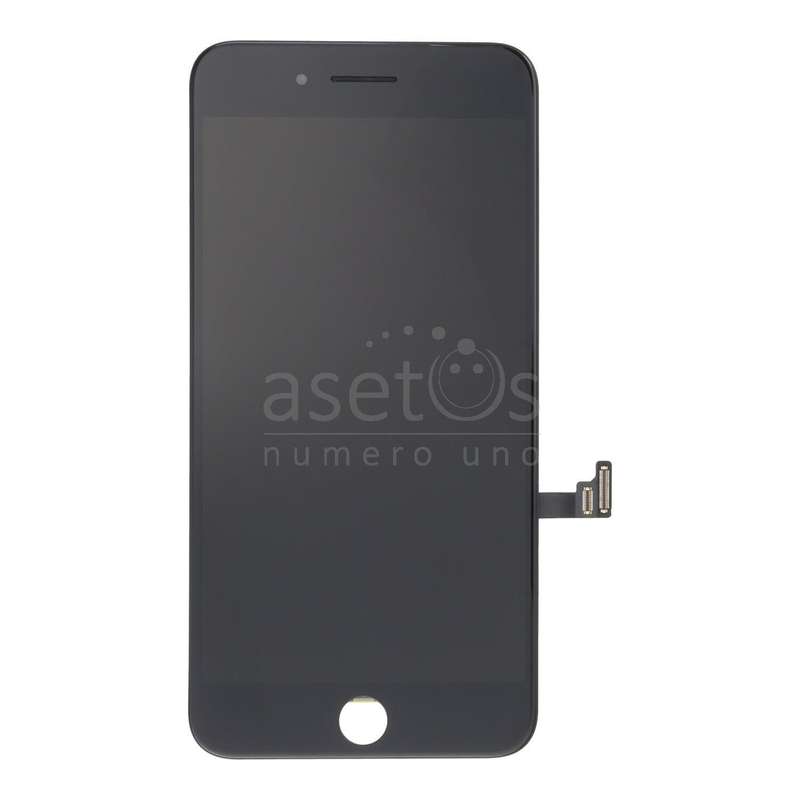 Screen Replacement With Small Parts without Fingerprint Sensor Flex Cable for iPhone 8 Plus Black...