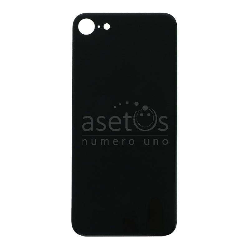 Battery Door with Adhesive for iPhone 8 EU & Large Hole Version Black OEM