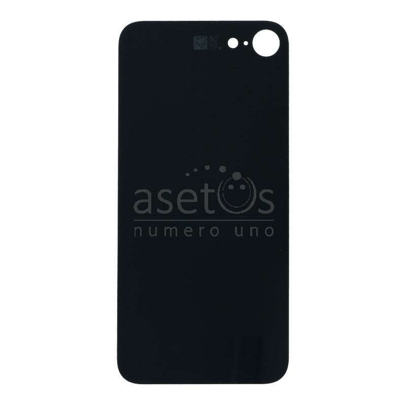 Battery Door with Adhesive for iPhone 8 EU & Large Hole Version Black OEM