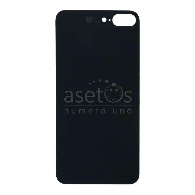 Battery Door with Adhesive for iPhone 8 Plus EU & Large Hole Version Black OEM