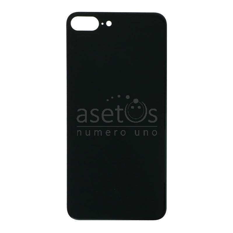 Battery Door with Adhesive for iPhone 8 Plus EU & Large Hole Version Black OEM