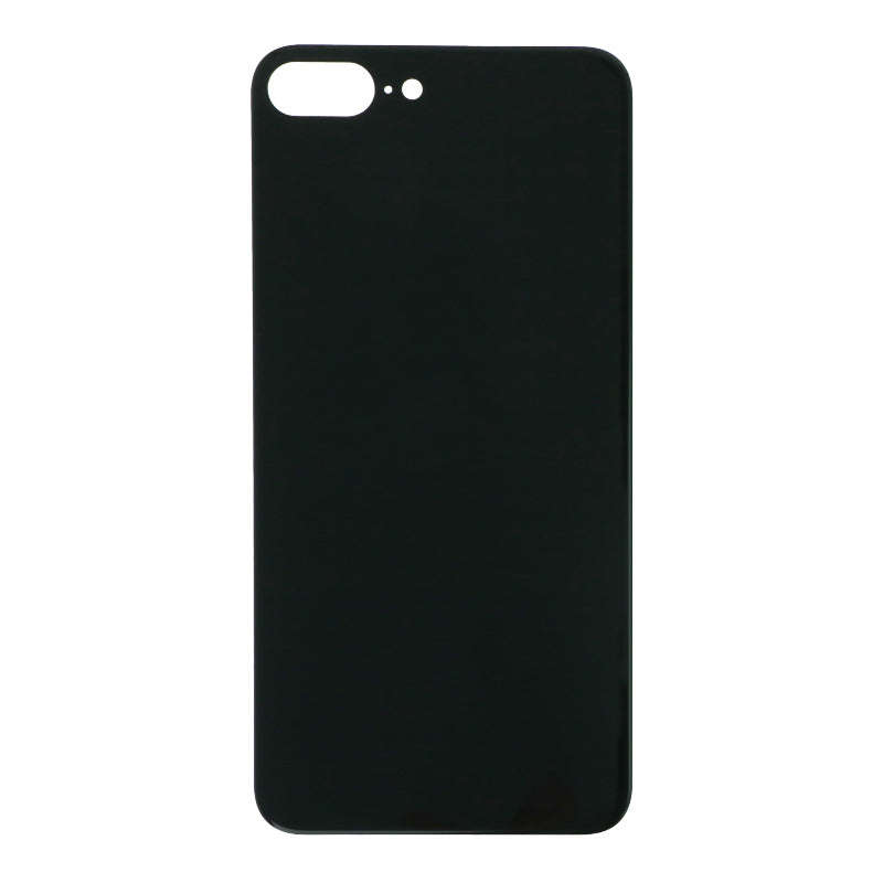 Battery Door with Adhesive for iPhone 8 Plus US & Large Hole Version Black OEM