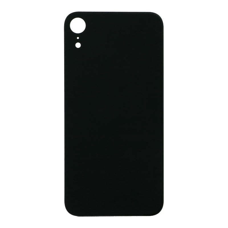 Battery Door with Adhesive for iPhone XR US & Large Hole Version Black OEM