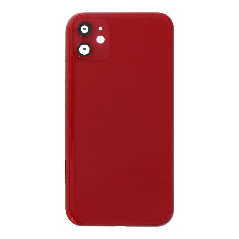 Middle Frame + Battery Door + Back Camera Lens and Bezel + Side Buttons + SIM Card Tray with Spea...