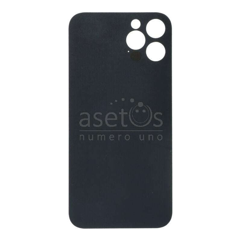 Battery Door with Adhesive for iPhone 12 Pro Large Hole Black OEM