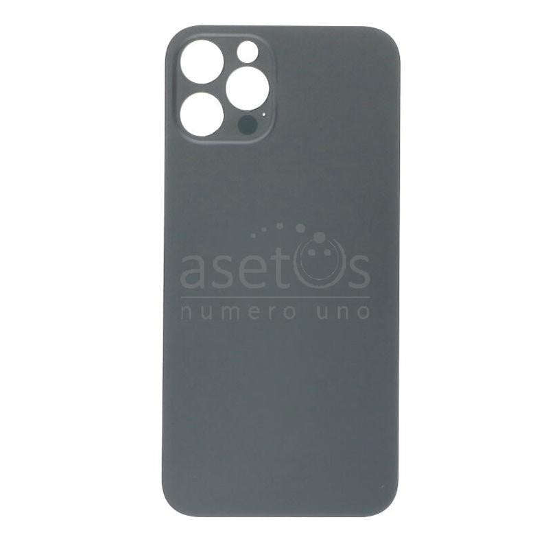 Battery Door with Adhesive for iPhone 12 Pro Large Hole Black OEM