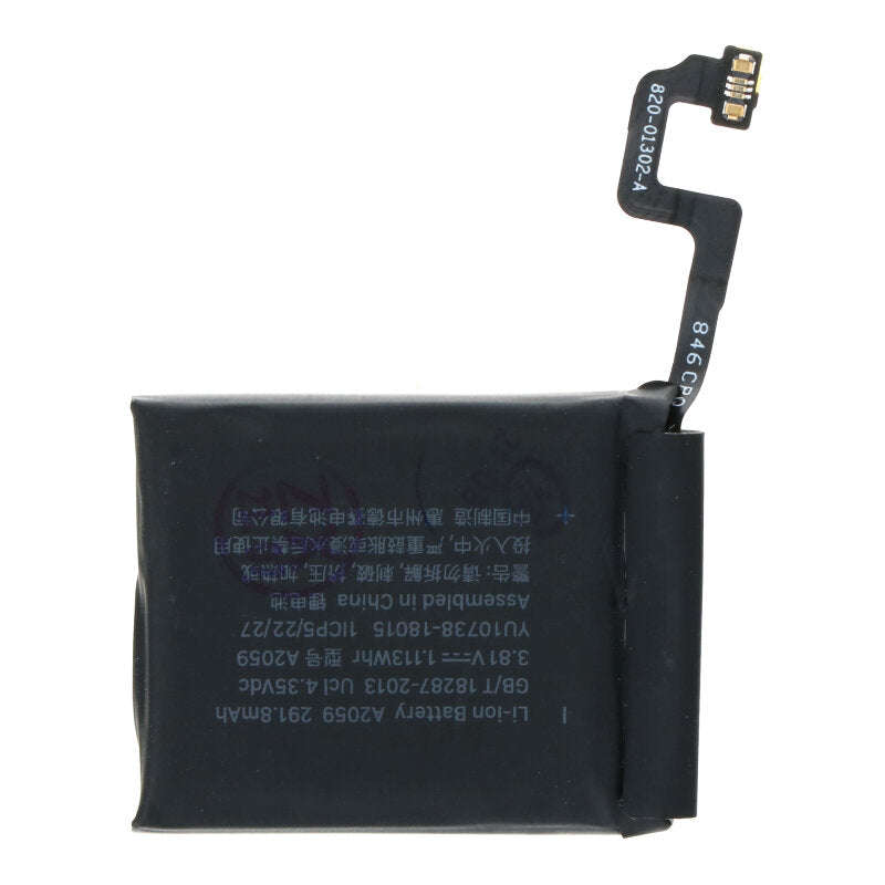 Battery + Battery Adhesive for Apple Watch Series 4 44mm Ori R without Logo