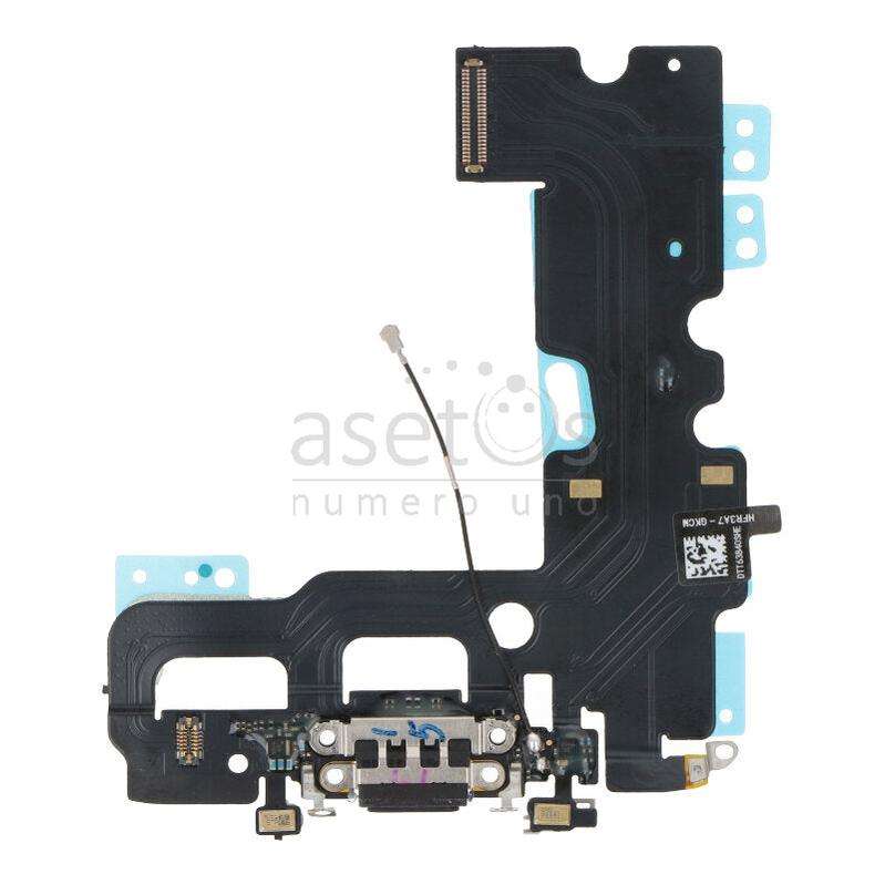 Charging Port Flex Cable for iPhone 7 Dark Gray without Logo OEM
