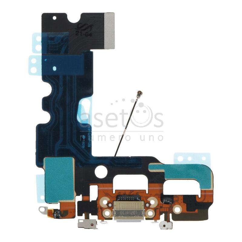 Charging Port Flex Cable for iPhone 7 Light Gray without Logo OEM