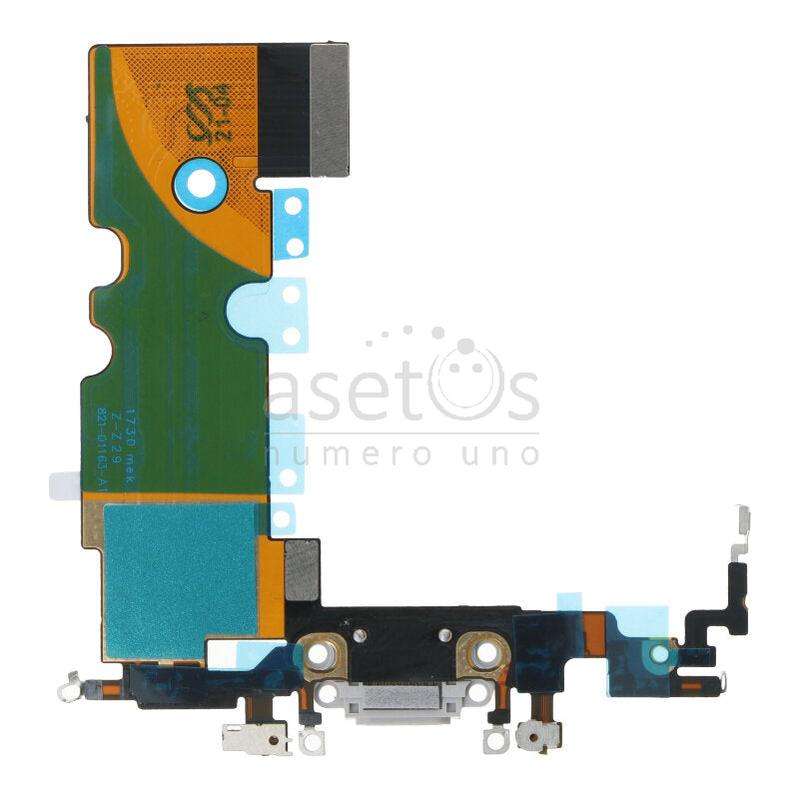 Charging Port Flex Cable for iPhone 8 Light Gray without Logo OEM