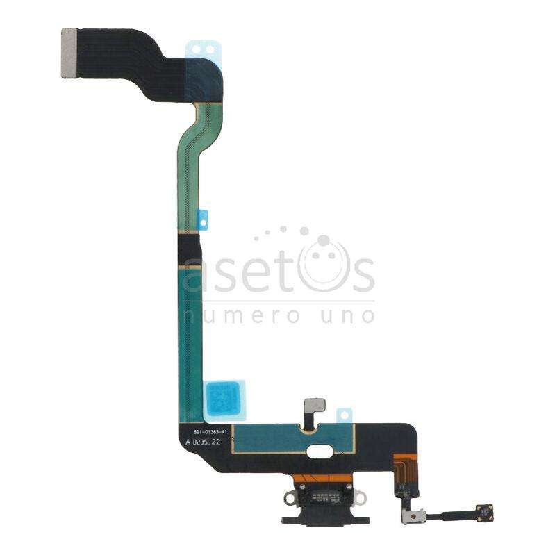 Charging Port Flex Cable for iPhone XS Black without Logo OEM