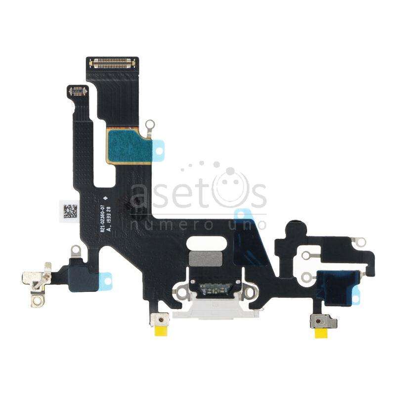 Charging Port Flex Cable for iPhone 11 White without Logo OEM