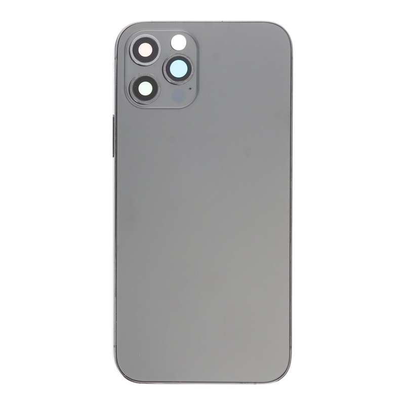 Middle Frame + Battery Door + Back Camera Lens and Bezel + Side Buttons + SIM Card Tray with Magn...